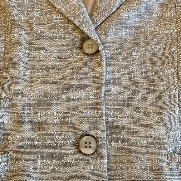 EUC Ports International Cream Blazer - Picture 8 of 11